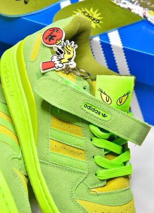 Adidas forum low the grinch3 фото