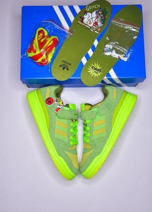 Adidas forum low the grinch1 фото