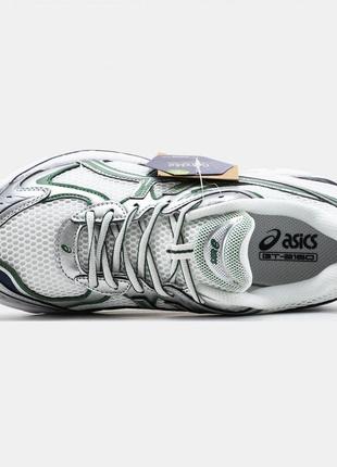 Asics gt-2160 white silver green4 фото