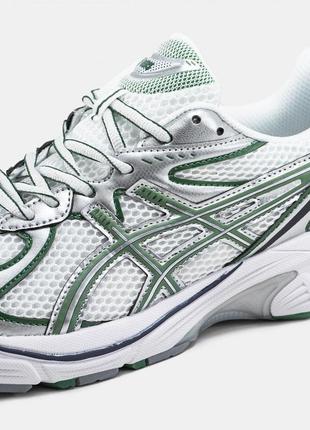 Asics gt-2160 white silver green8 фото