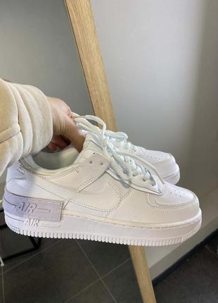 Nike air force 1 shadow white grey