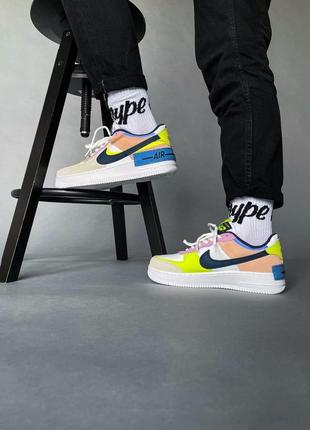 Nike air force 1 shadow barely volt3 фото