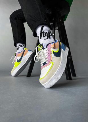 Nike air force 1 shadow barely volt2 фото