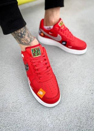 Nike air force 1 low just do it red3 фото