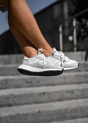 Adidas marathon tech grey white 2