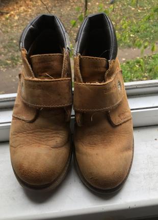 Крутые ботинки тимберленд осень кожа1 фото
