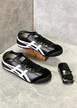 Asics onitsuka tiger mexico black and white2 фото