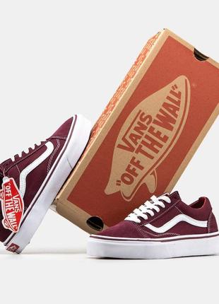 Vans old skool red