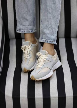 New balance 327 beige light grey