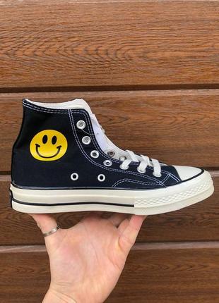 Converse chuck 70 black smile уцінка