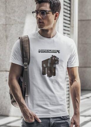 Набор футболка-раскраска "майнкрафт корова"6 фото