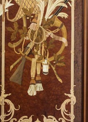 Настенный декор для дома – картина, декоративное пано ручной работы со шпона в технике «интарсия».4 фото