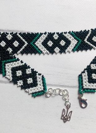 Воспроизведение старинного украинского украшения, которое носила леся украинка....