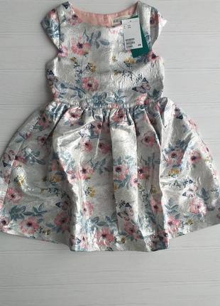 Нові нарядні жакардові плаття h&m розм. з 104 по 1286 фото