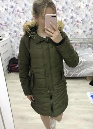 Зимняя парка pull&bear