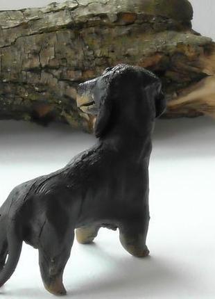 Статуэтка собака такса керамическая