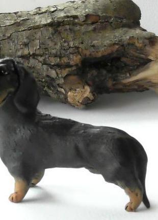 Статуэтка собака такса керамическая