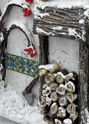 Чайный домик «украинский зимний дом»7 фото