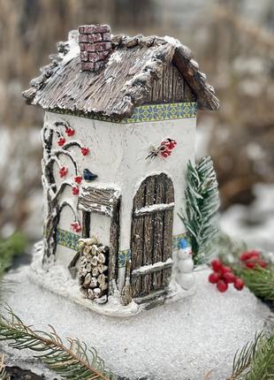Чайный домик «украинский зимний дом»5 фото