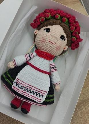 Кукла украинка. вязаная кукла украинка2 фото