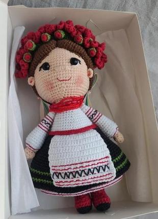 Кукла украинка. вязаная кукла украинка4 фото