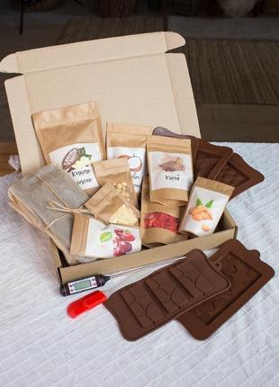 Набір chocolifebox для приготування натурального молочного шоколаду на керобі1 фото