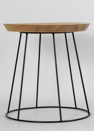 Деревянный столик – табурет для спальни, гостиной, кухни.1 фото