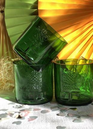 Подарочный набор стаканов sherwood, апсайклинг стеклотары1 фото