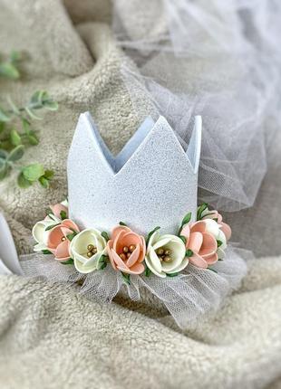 Корона для девочки, корона на день рождения, повязка корона4 фото