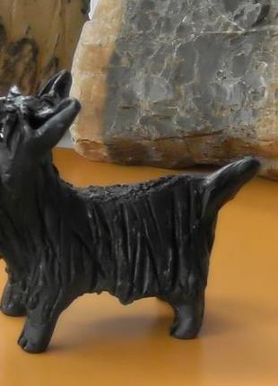 Статуетка собаки чорного тер'єра2 фото