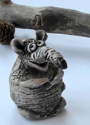 Фігурка щур інтер'єрна rat figurine1 фото