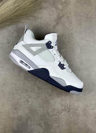 Nike jordan 4 retro midnight navy2 фото