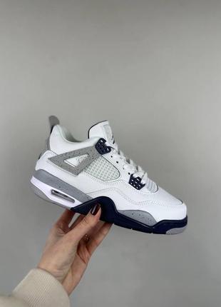 Nike jordan 4 retro midnight navy9 фото