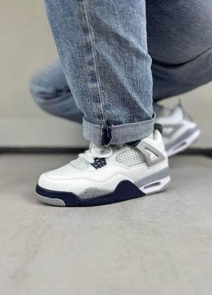 Nike jordan 4 retro midnight navy3 фото