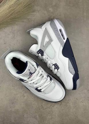 Nike jordan 4 retro midnight navy8 фото