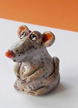 Фігурка керамічна криска figurine rat щур щурик