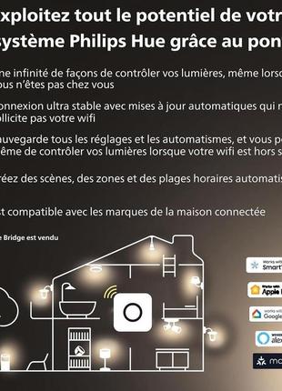 Philips hue white ambiance milliskin круглый встроенный прожектор 1x5,5 вт, удлинитель...