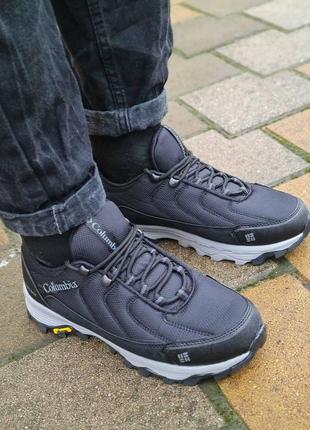 Columbia waterproof black grey5 фото