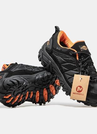 Merrell ice cap moc black orange6 фото