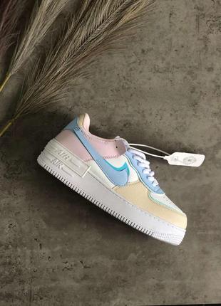 Кросівки nike air force 1 shadow pastel