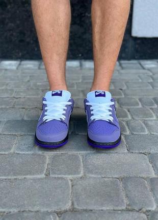 Nike sb dunk low concepts purple lobster3 фото