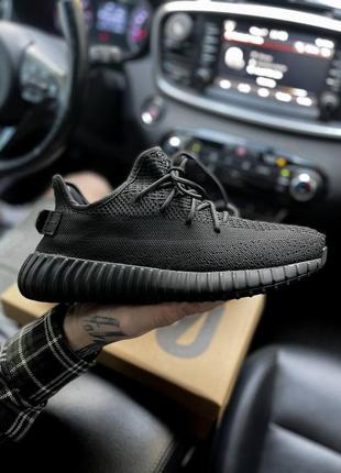 Adidas yeezy boost 350 v2 black6 фото