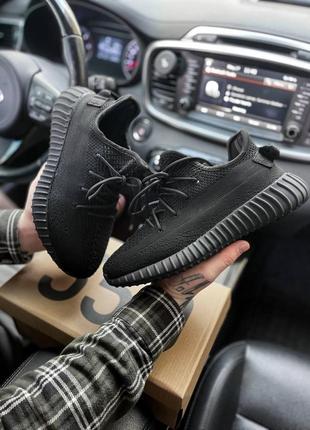 Adidas yeezy boost 350 v2 black5 фото