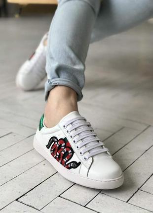 Gucci white red7 фото