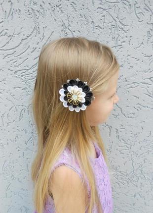 Набір заколок канзаші 3 пари квіткові прикраси для волосся подарунок дівчинці на новий рік5 фото