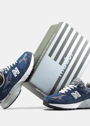 New balance 993 blue1 фото