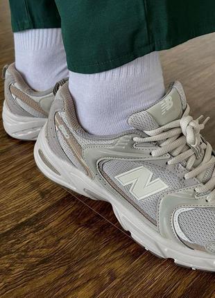 New balance 530 beige brown8 фото