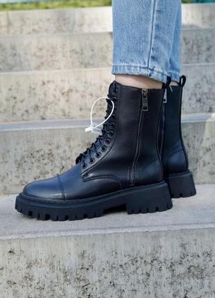 Balenciaga boots tractor black 3