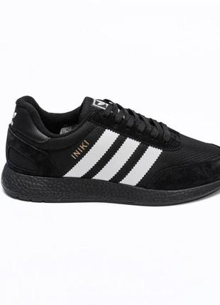 Adidas iniki black white v32 фото