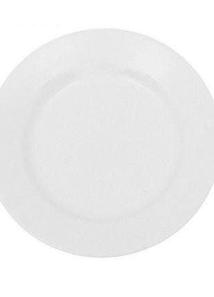 Фарфоровая тарелка мелкая белая 20 см 8043lg1 фото